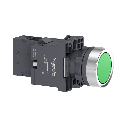 PULS.LUM.C/LED VERDE 24VAC/CC 1NA XA2EW33B1